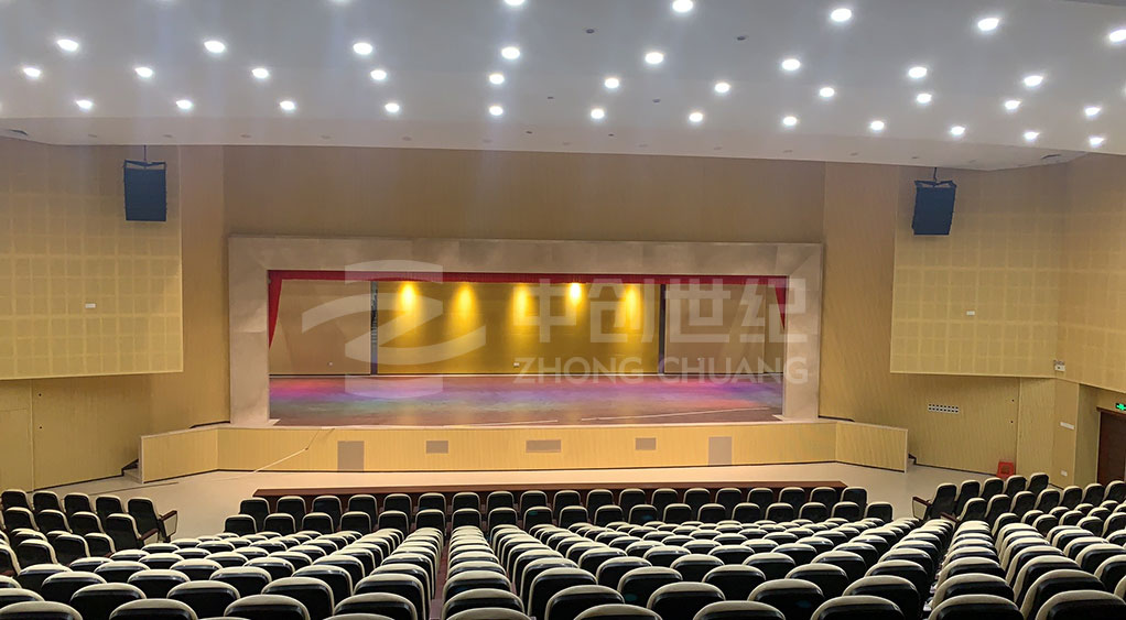 廣東省東莞監獄干警禮堂-舞臺正面照 廣東省東莞監獄干警禮堂-舞臺正面照